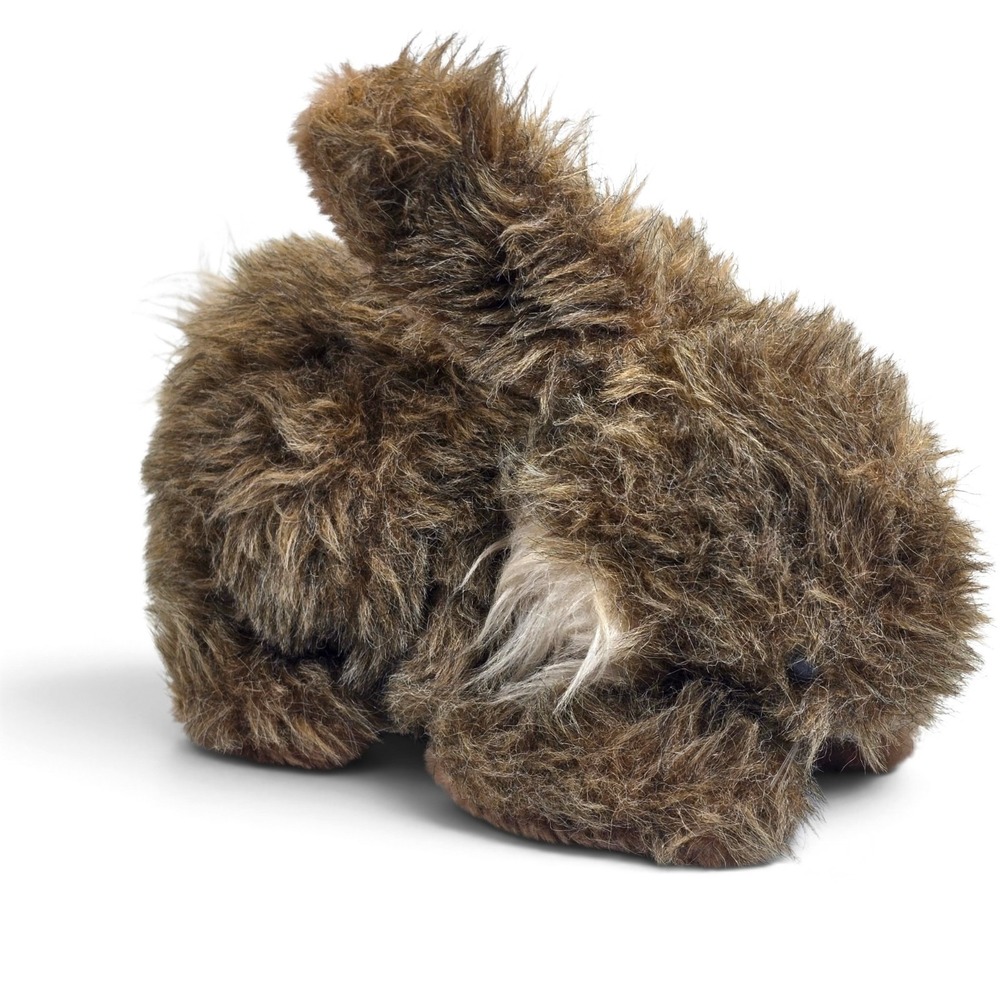Vintage 1979 R Dakin Bunny Rabbit Plush Brown Fluffy Tail 9" Korea